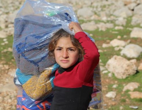 Delivering relief items: food, clothing, water and sanitation items to the Yazidis in Northern Iraq