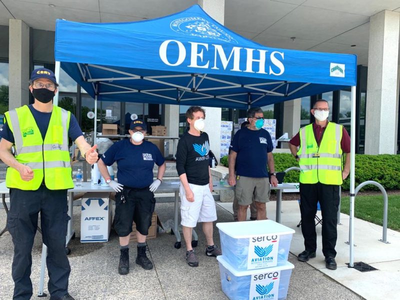 Face masks donation to front-line workers